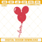 Mickey Mouse Ears Love Balloon Embroidery Designs, Valentines Couple Embroidery Files.jpg