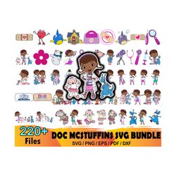 220 files doc mcstuffins bundle svg, disney svg, doctor svg