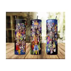 anime heroes tumbler design png, cartoon png, anime heroes tumbler, anime tumbler, one piece tumbler, anime tumbler desi