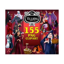 155 villains clipart png, maleficent captain hook evil queen, disney villains, beautiful queens, villains png