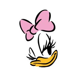 daisy duck svg, cartoon svg, daisy svg, disney svg, disneyland svg, famous cartoon character svg, fictional character sv