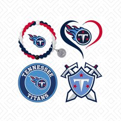 Tennessee Titans Team Logo SVG Bundle, Football Teams Logo SVG, NFL SVG, Round Logo Titans SVG, Rugby SVG