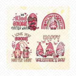 bekind gnomes love be matter what png, gnomes valentine png, funny valentine png, valentine png, happy valentine day