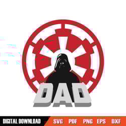 darth vader dad star wars movie design svg