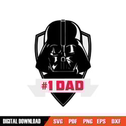star wars darth vader the first dad svg
