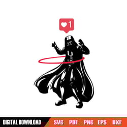 hoop dance darth vader funny star wars svg