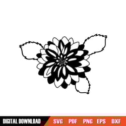 alice in wonderland mandala flower pattern silhouette svg
