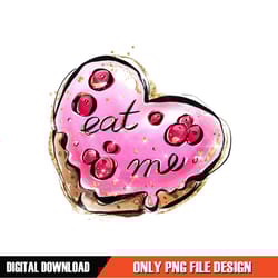 alice in wonderland eat me cookies vector png