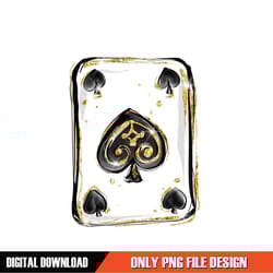 alice in wonderland spades poker card watercolor png