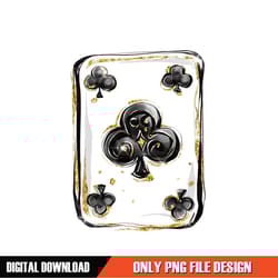 alice in wonderland clubs poker card watercolor png