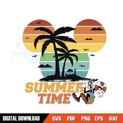 summer time disney lifebuoy goofy dog svg