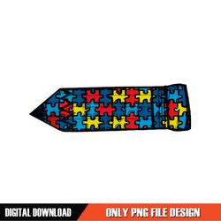 Autism Awareness Puzzle Pencil PNG