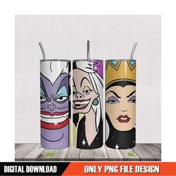 ursula baroness fairy tales tumbler sublimation png