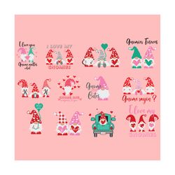 valentine gnome bundle svg, valentine svg, valentine gnome svg, valentine bundle, gnome bundle, gnomies forever svg, gno
