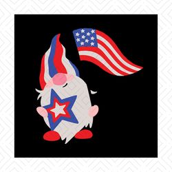 patriotic gnome with star svg, independence svg, gnome svg, american gnome svg, july 4th gnome svg, patriotic gnome svg,