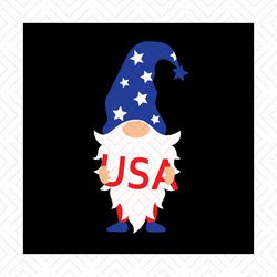 usa gnome svg, independence svg, gnome svg, american gnome svg, july 4th gnome svg, patriotic gnome svg, july gnome svg,