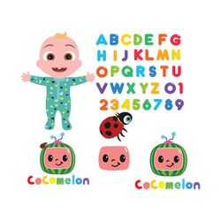 cocomelon bundle svg, trending svg, cocomelon svg, cocomelon alphabet svg, cocomelon nursery rhymes, jj cocomelon svg, c