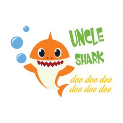 green uncle shark doo doo doo svg, family svg, uncle shark svg, baby shark svg, uncle svg, shark svg, shark family svg,