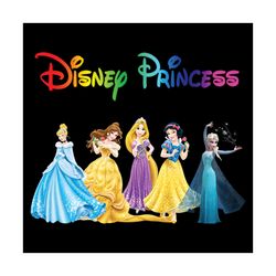 Disney Princess Svg, Disney Svg, Snow White Svg, Elsa Svg, Aurora Svg, Lapunzel Svg, Belle Svg, Childrens Gift Svg, Kids
