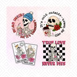 dead inside but it's valentine png, skeleton valentine png, funny valentine svg, valentine quotes svg, valentine day png