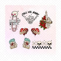 call me baby png, funny skeleton valentine svg, valentine quotes svg, valentine day png, happy valentine day