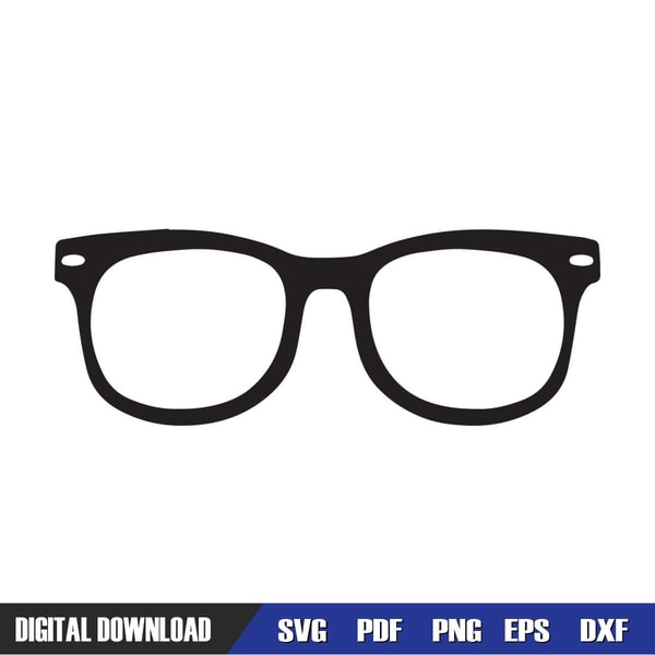 Spectacles Svg Vector Glasses Svg, Eyeglasses Svg, Glasses Silhouette, Spectacles | Inspire ...