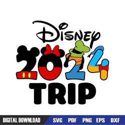 Friends 2024 Walt Disneyland Trip SVG