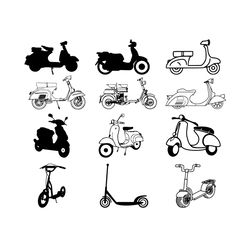 scooter svg bundle, trending svg, scooter svg, scooter clipart, scooter vector, motorcycle svg, scooter lovers, vehicle