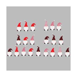 christmas gnomes bundle svg, christmas svg, gnome bundle, christmas gnome svg, gnome svg, plaid gnome svg, red gnome svg