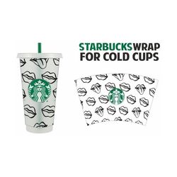 full wrap for starbucks cup svg, trending svg, starbucks wrap svg, starbucks full wrap, starbucks lips svg, starbucks cu