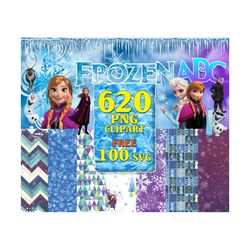 620 Frozen Clipart Bundle, Clipart Frozen Png, Disney Clipart Bundle, Frozen Images png, Frozen Party, Frozen Bundle, Fr