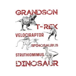 grandson bundle svg, animal svg, dinosaur svg, trex svg, you are as strong as trex svg, velociraptor svg, grandfather sv