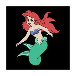 ariel mermaid svg, disney svg, mermaid svg, ariel svg, mermaid birthday svg, little mermaid svg, childrens gift svg, fri