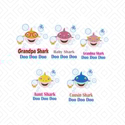 family shark doo doo svg, birthday svg, family birthday svg, shark svg, shark doo doo svg, family birthday svg, birthday