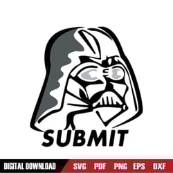 submit star wars darth vader silver head silhouette svg