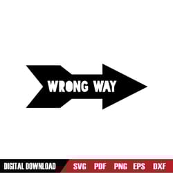 wrong way sign alice in wonderland cartoon svg