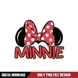 minnie mouse pink polka bow png