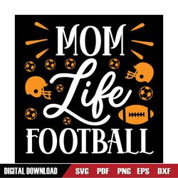 Mom Like Football Mother Day Sport SVG