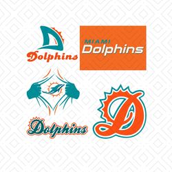 Miami Dolphins Bundle Svg, Miami Dolphins Svg, Sport Svg, Nfl Svg, Super Dolphins Svg, Dolphins Logo Svg, Football Svg