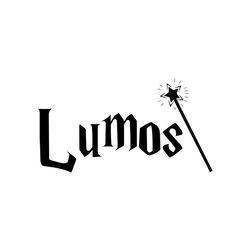 Lumos Logo Magic Stencil Harry Potter Series Film SVG Silhouette