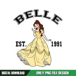 beauty and the beast princess belle est 1991 png