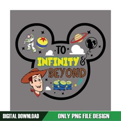 mickey head toy story to infinity and beyond png