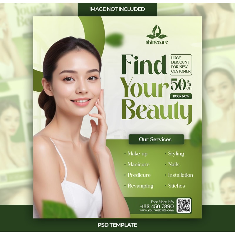 Skin Care Social Media Post Templates 2