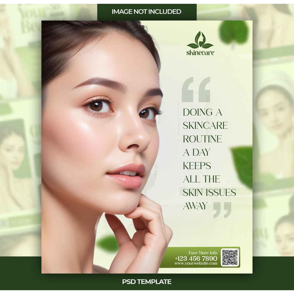 Skin Care Social Media Post Templates 3