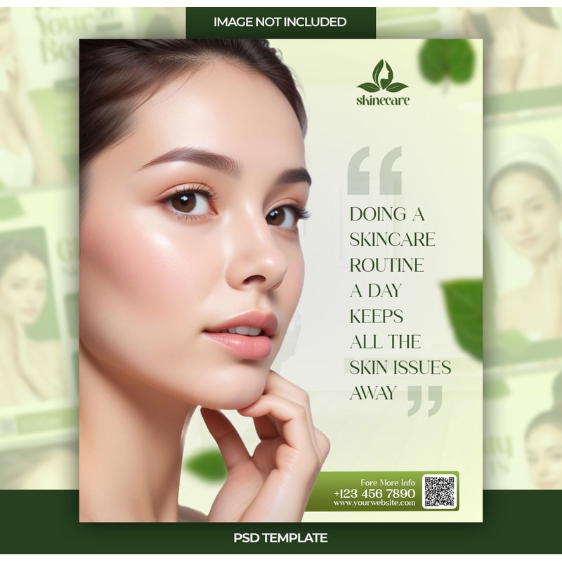 Skin Care Social Media Post Templates 3