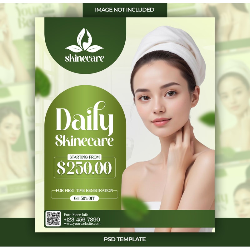 Skin Care Social Media Post Templates 4