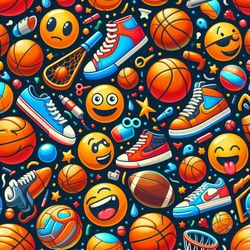 cute basketball emoji clip art