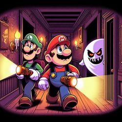 mario clip art: spooky fun: boo bash bash clip art!