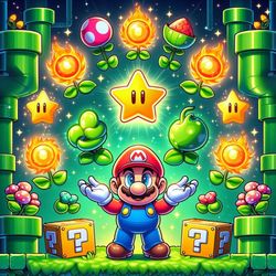 super mario powerhouse clip art