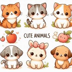 brighten your day with adorable baby animals stickers